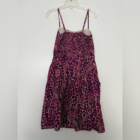 Lilly Pulitzer Gigi Giraffe Print Anna Lynne Dress Smocked Back - Picture 6 of 7